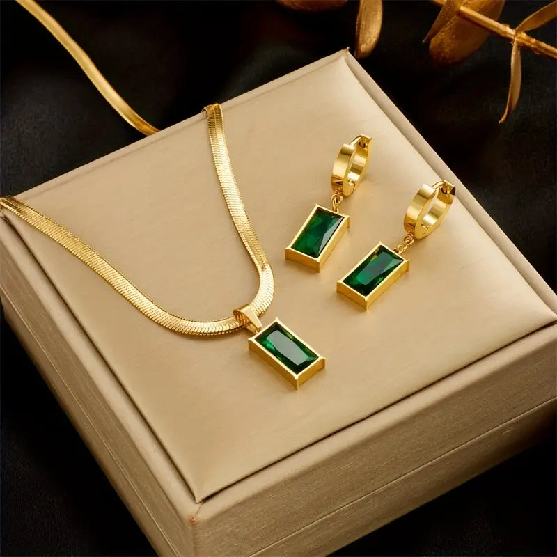 Crystal Jewellery Set | Amelia Bellrose Jewellery