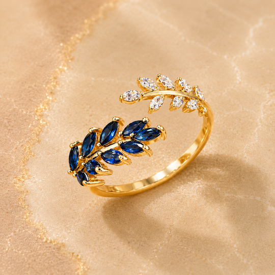 Leaf Wrap Ring | Amelia Bellrose Jewellery