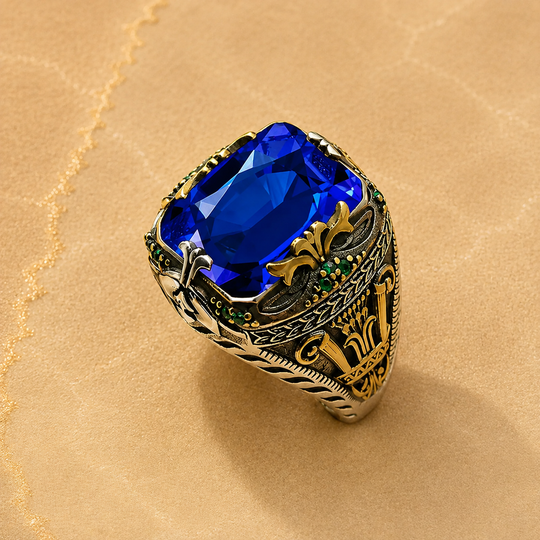 Engraved Statement Ring | Amelia Bellrose Jewellery