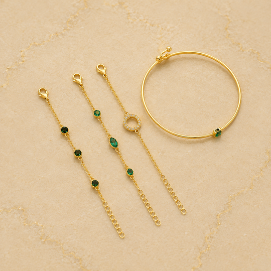 Multi-Layer Gold Bracelet Set | Amelia Bellrose Jewellery