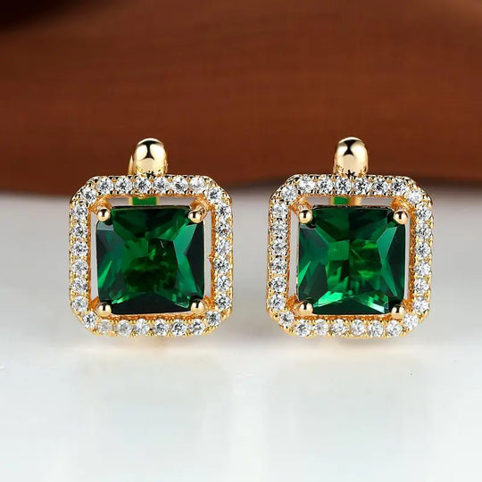 Halo Drop Earrings | Amelia Bellrose Jewellery