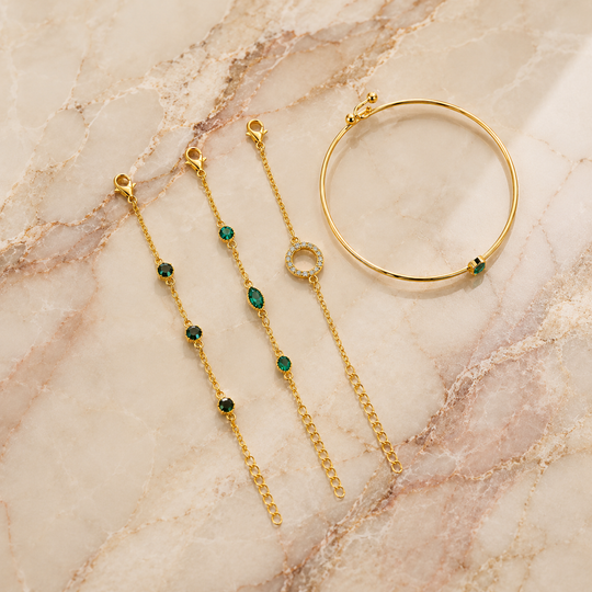 Multi-Layer Gold Bracelet Set | Amelia Bellrose Jewellery