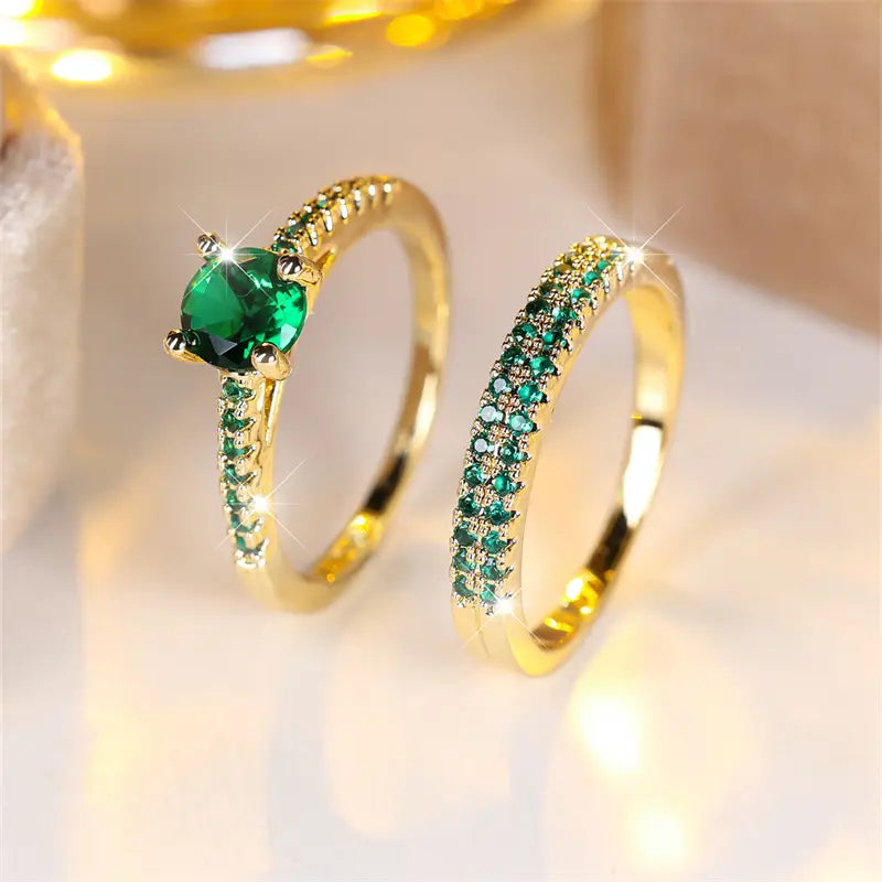 Duo Band Ring Set | Amelia Bellrose Jewellery