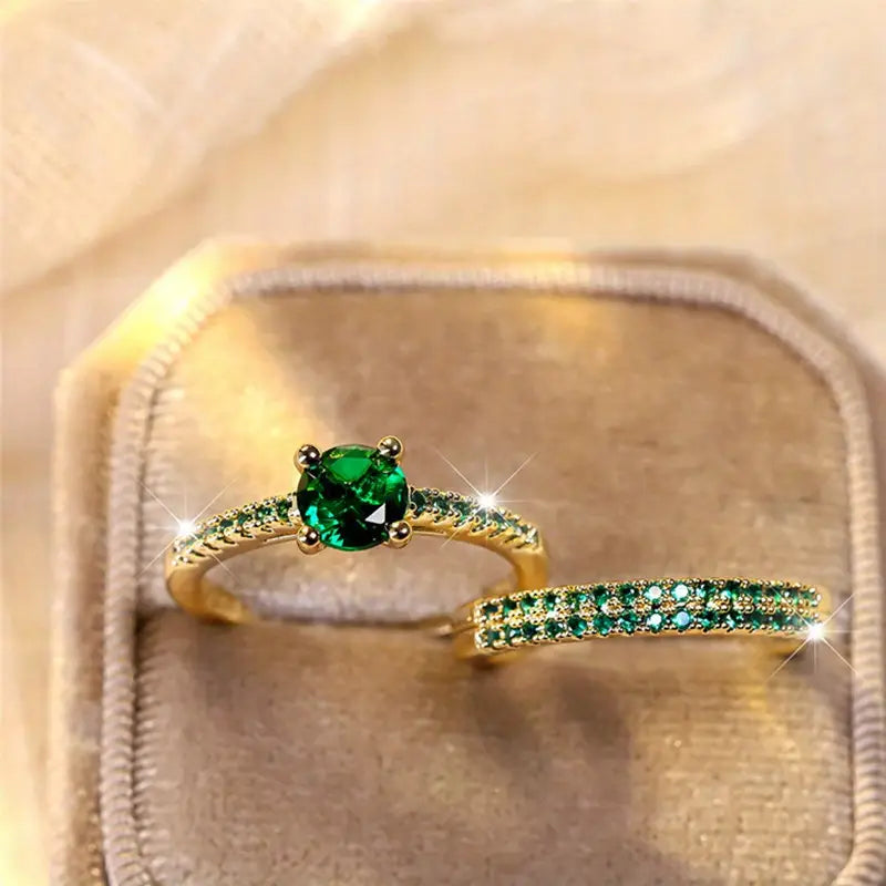 Duo Band Ring Set | Amelia Bellrose Jewellery