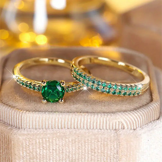 Duo Band Ring Set | Amelia Bellrose Jewellery