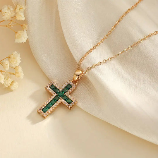 Cross Pendant Necklace | Amelia Bellrose Jewellery