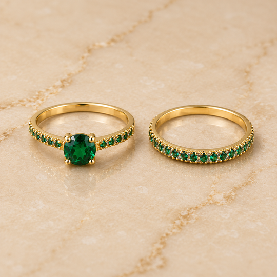Duo Band Ring Set | Amelia Bellrose Jewellery