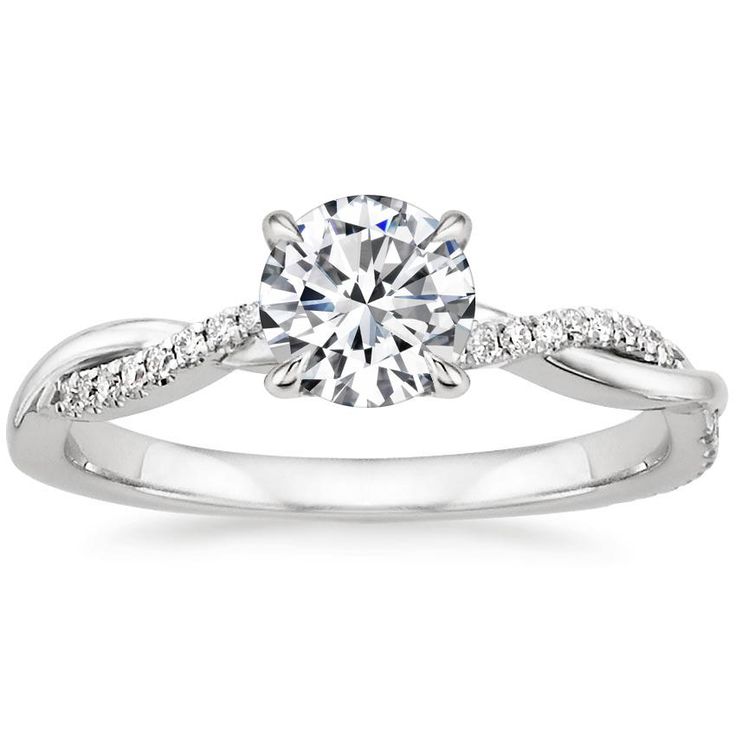 Solitaire Crystal Twist Ring | Amelia Bellrose Jewellery