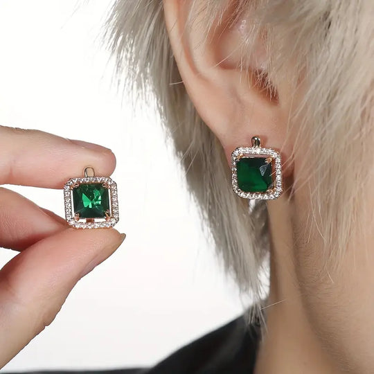 Halo Drop Earrings | Amelia Bellrose Jewellery