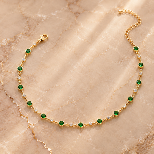 Gold Anklet | Amelia Bellrose Jewellery