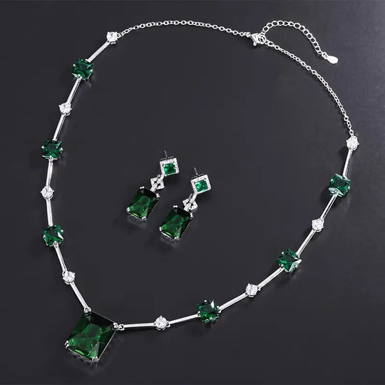 Drop Necklace & Earring Set | Amelia Bellrose Jewellery