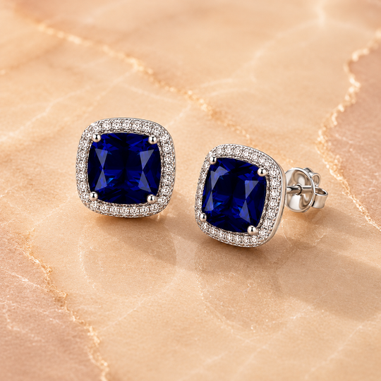 Halo Stud Earrings | Amelia Bellrose Jewellery