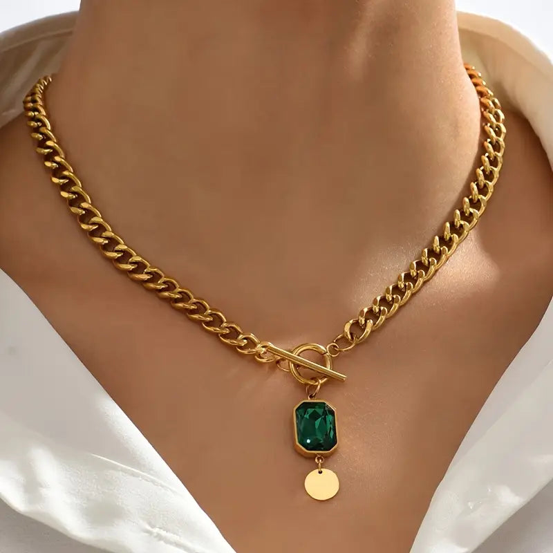 Toggle Chain Pendant Necklace | Amelia Bellrose Jewellery