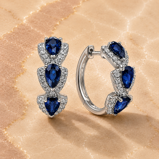 Triple Teardrop Ear Cuff | Amelia Bellrose Jewellery