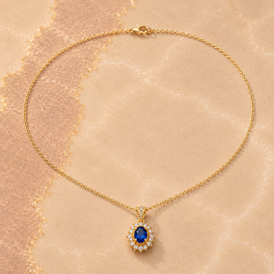 Vintage Halo Necklace | Amelia Bellrose Jewellery