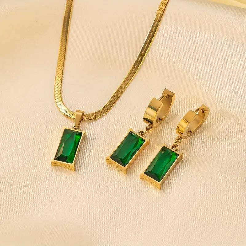Crystal Jewellery Set | Amelia Bellrose Jewellery