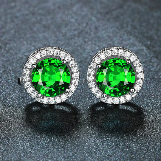 Halo Stud Earrings | Amelia Bellrose Jewellery