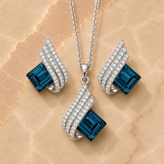 Geometric Jewellery Set | Amelia Bellrose Jewellery