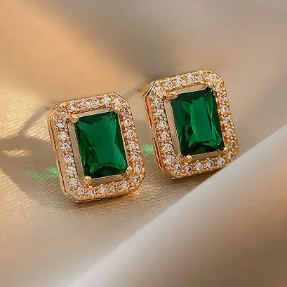 Halo Stud Earrings | Amelia Bellrose Jewellery