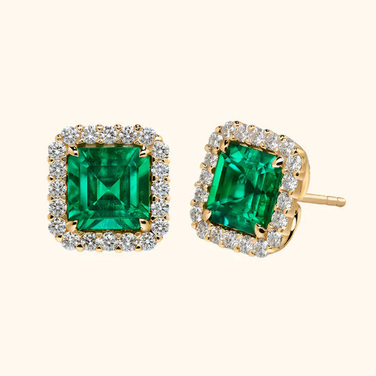 Halo Stud Earrings | Amelia Bellrose Jewellery