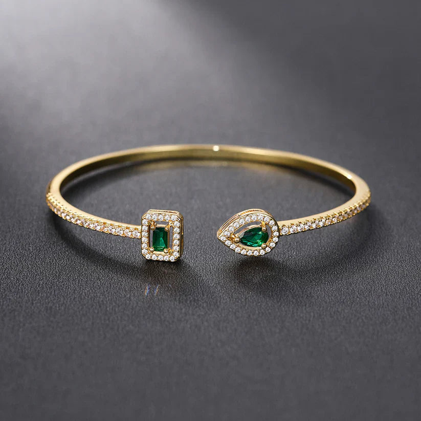 Open Gold Bangle | Amelia Bellrose Jewellery