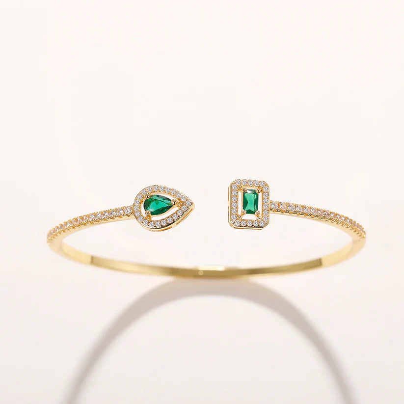 Open Gold Bangle | Amelia Bellrose Jewellery