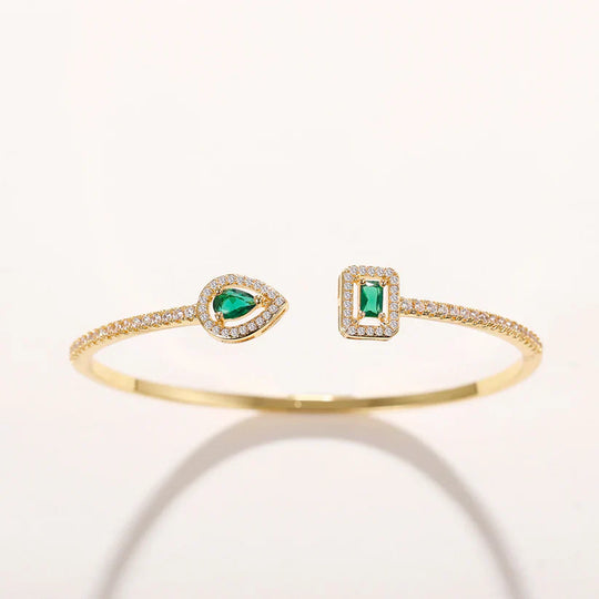 Open Gold Bangle | Amelia Bellrose Jewellery