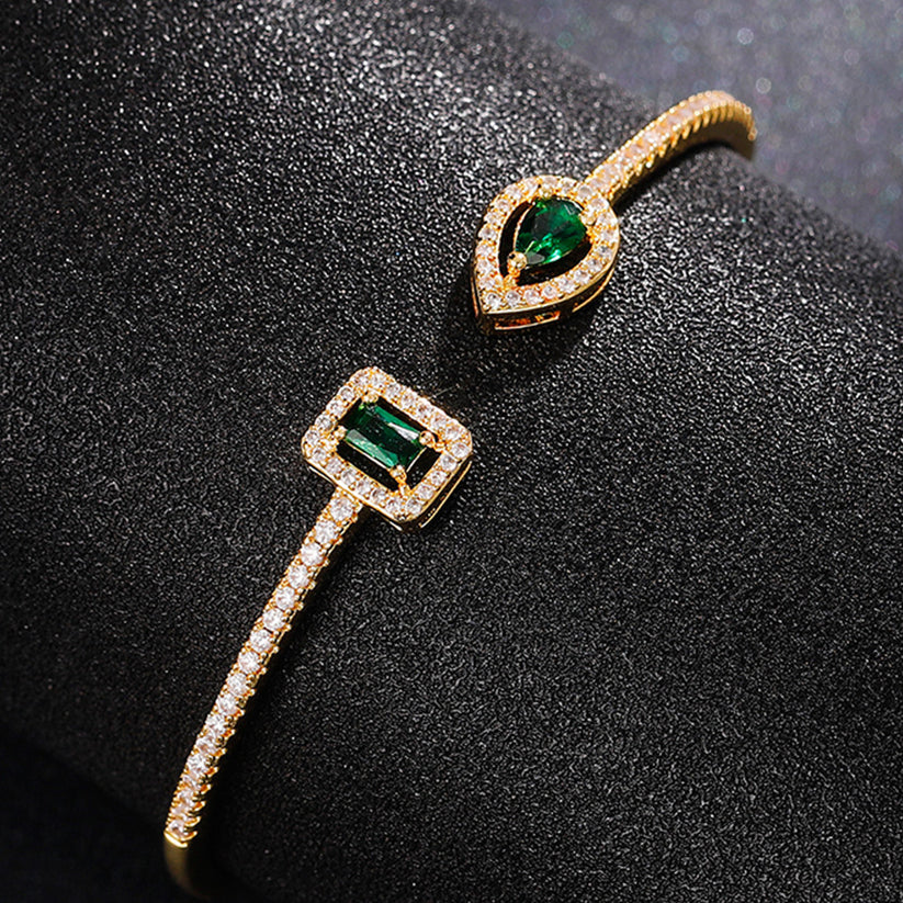Open Gold Bangle | Amelia Bellrose Jewellery