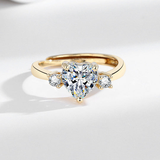 Gold Oval Cut Ring