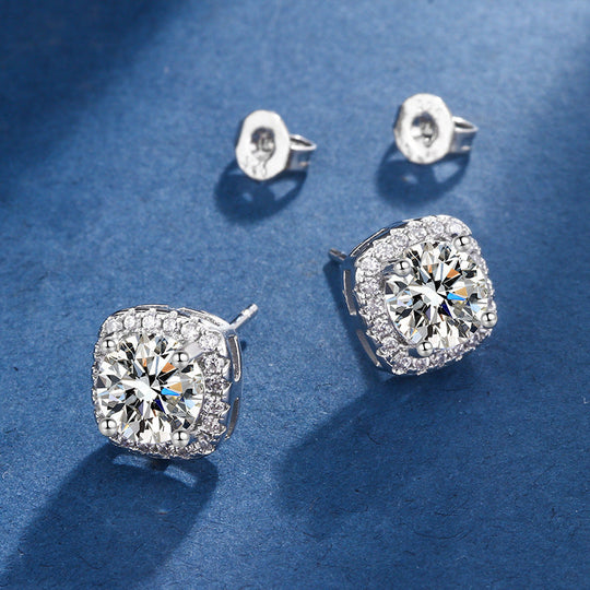White Gold Aria Square Radiant Set