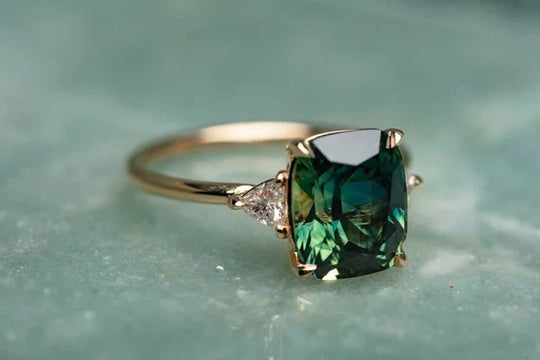 Solitaire Gold Ring | Amelia Bellrose Jewellery
