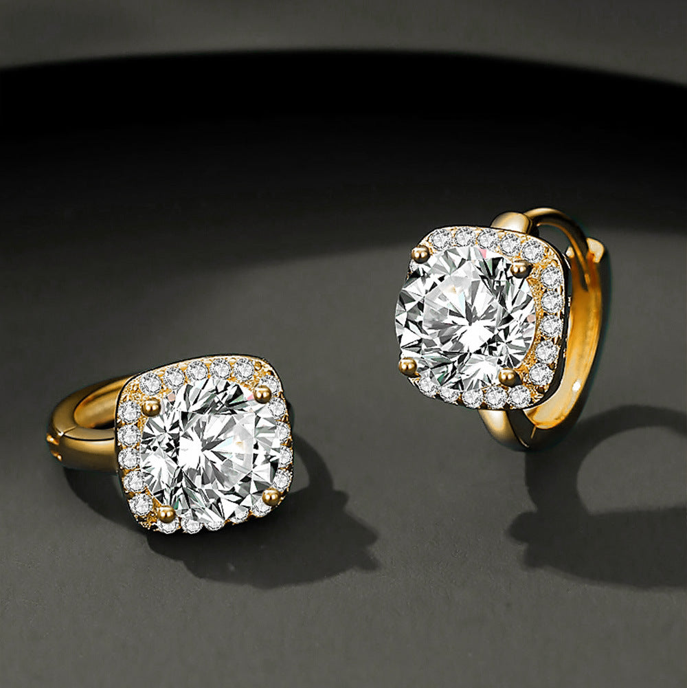 Nadine square earrings