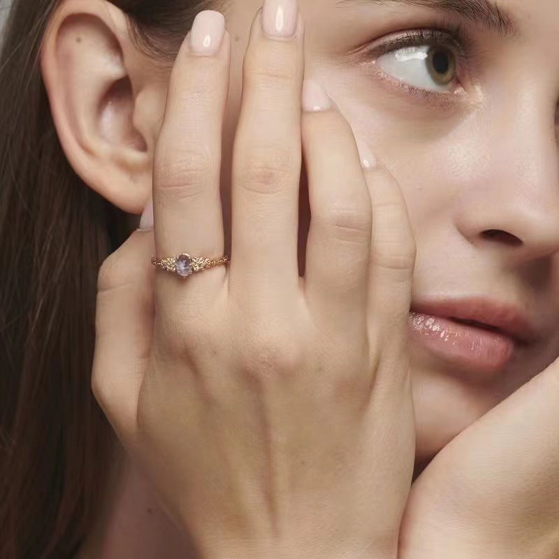 Moonstone Muse Ring
