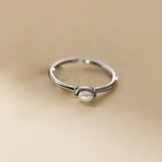 Pearl Wrap Open Ring Gold | Amelia Bellrose Jewellery