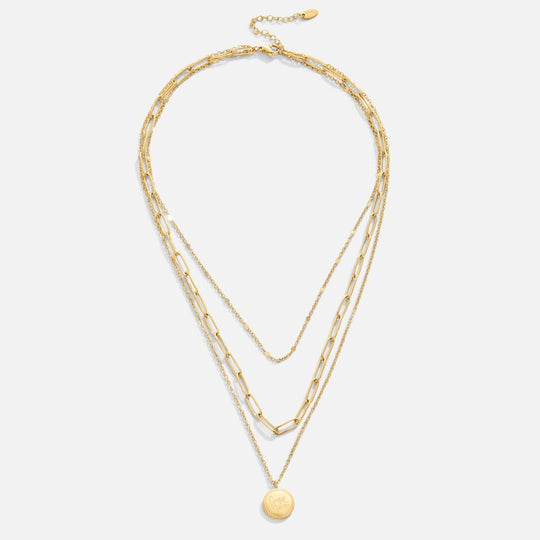 Layered Coin Gold Necklace | Amelia Bellrose Jewellery