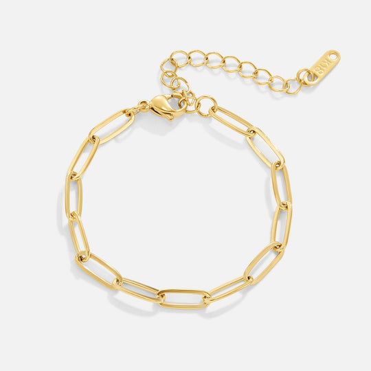 Gold Link Chain Bracelet | Amelia Bellrose Jewellery