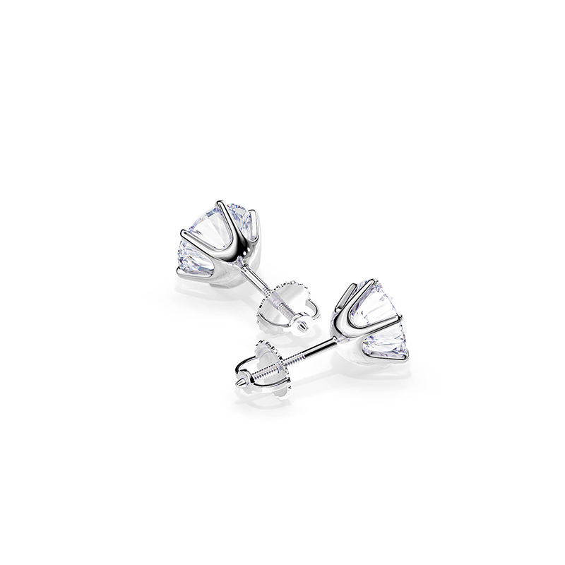 Solitaire Crystal Stud Earrings | Amelia Bellrose Jewellery