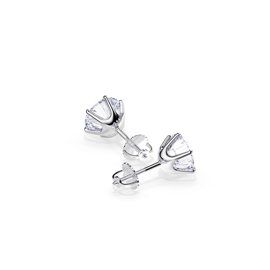 Solitaire Crystal Stud Earrings | Amelia Bellrose Jewellery